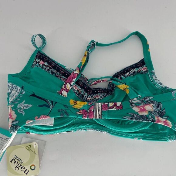 Seafolly Watergarden Womens Evergreen New DD Bralette Bikini Top US 4 - Picture 2 of 9